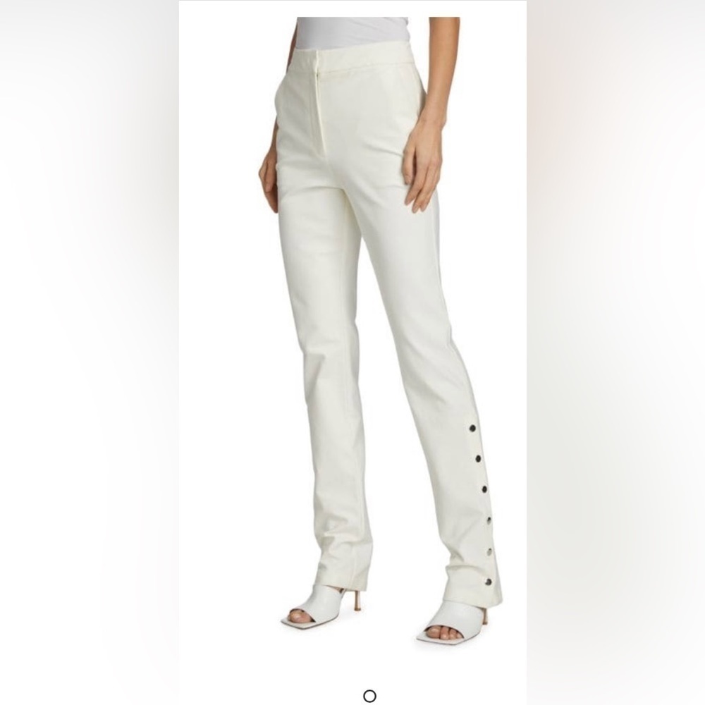 21. NWOT Derek Lam 10 Crosby Tesse SnaP Leg Flared Pants - Picture 1 of 7